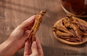 San Jose chiropractic nutrition tip: picture  of red ginseng for anti-aging and anti-inflammatory pain